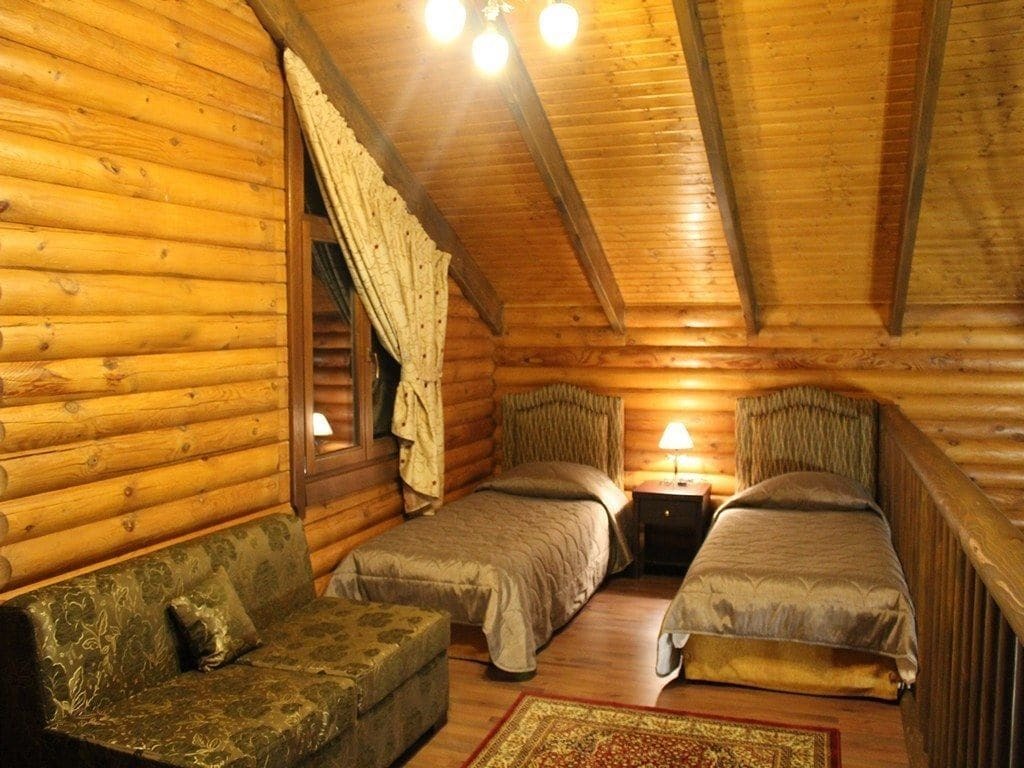 Natura Chalets Mega Chorio エクステリア 写真